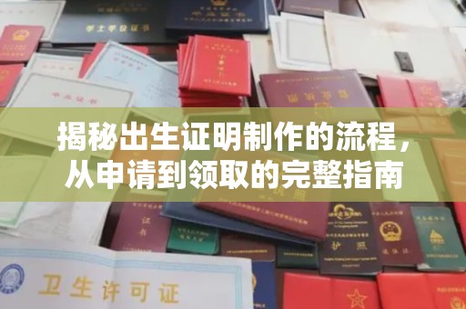 尼勒克揭秘出生证明制作的流程，从申请到领取的完整指南